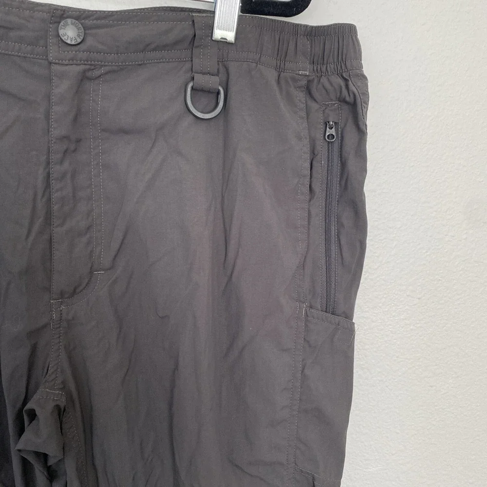 The North Face Pants Mens Extra Large TG Gray Convertible‎ Nylon Outdoor Hiking